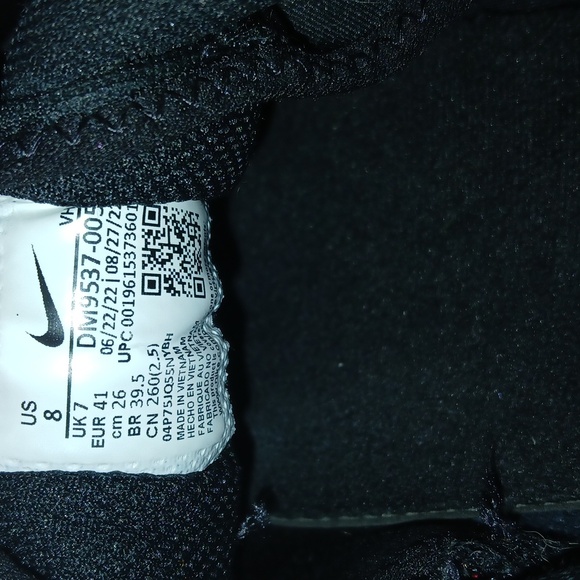 Nike Air Systm , Black/Red, Men's Size-8 - Picture 6 of 12